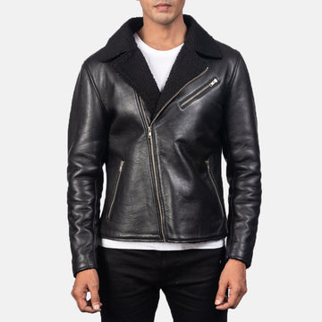 Night Fury Biker Jacket - Black for sale