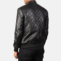 Steelwind Edge Leather Bomber Jacket for sale
