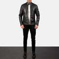 Ashrend Edge Leather Biker Jacket for sale