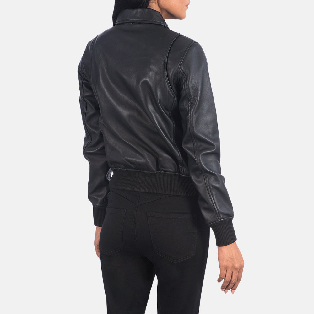 Aurivale Luxe A2 Leather Bomber For Sale