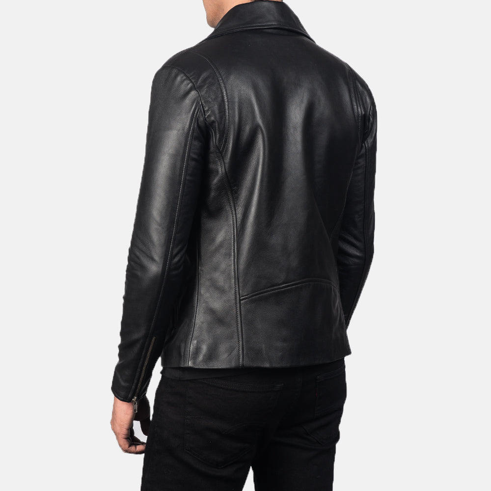 Blazefury Trail Leather Biker Jacket for sale