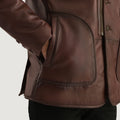 Branford Terra Fur Leather Coat for sale