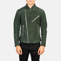 Canyontrail Suede Leather Biker Jacket For Sale