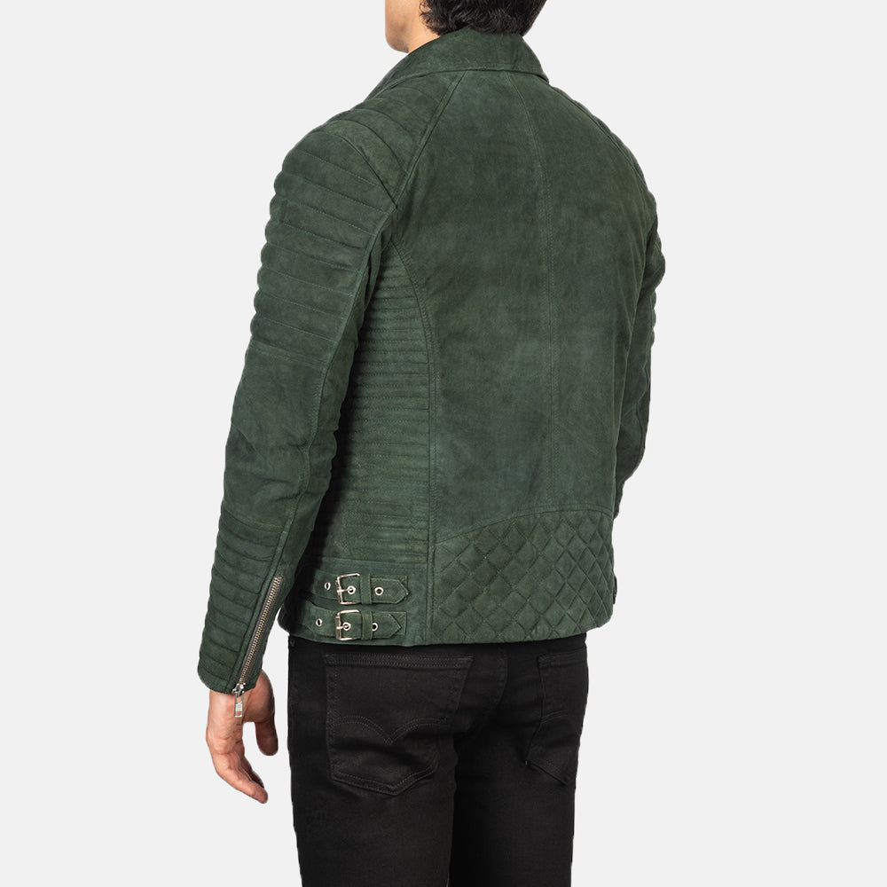 Canyontrail Suede Leather Biker Jacket For Sale