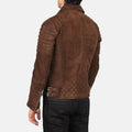 Canyontrail Suede Leather Biker Jacket For Sale