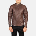 Crestborne Leather Biker Jacket for sale