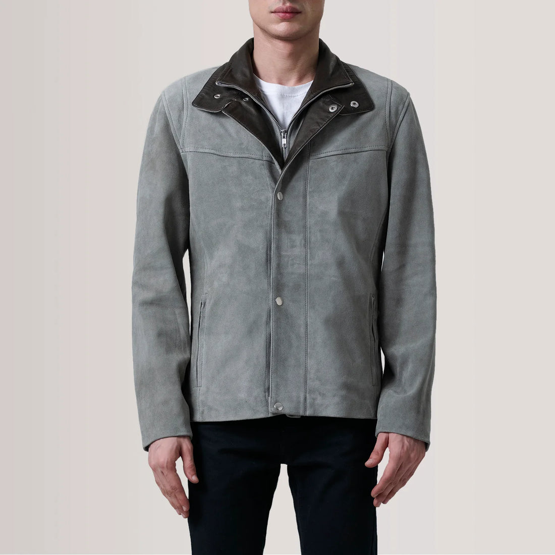 Darev Storm Suede Biker Jacket for sale