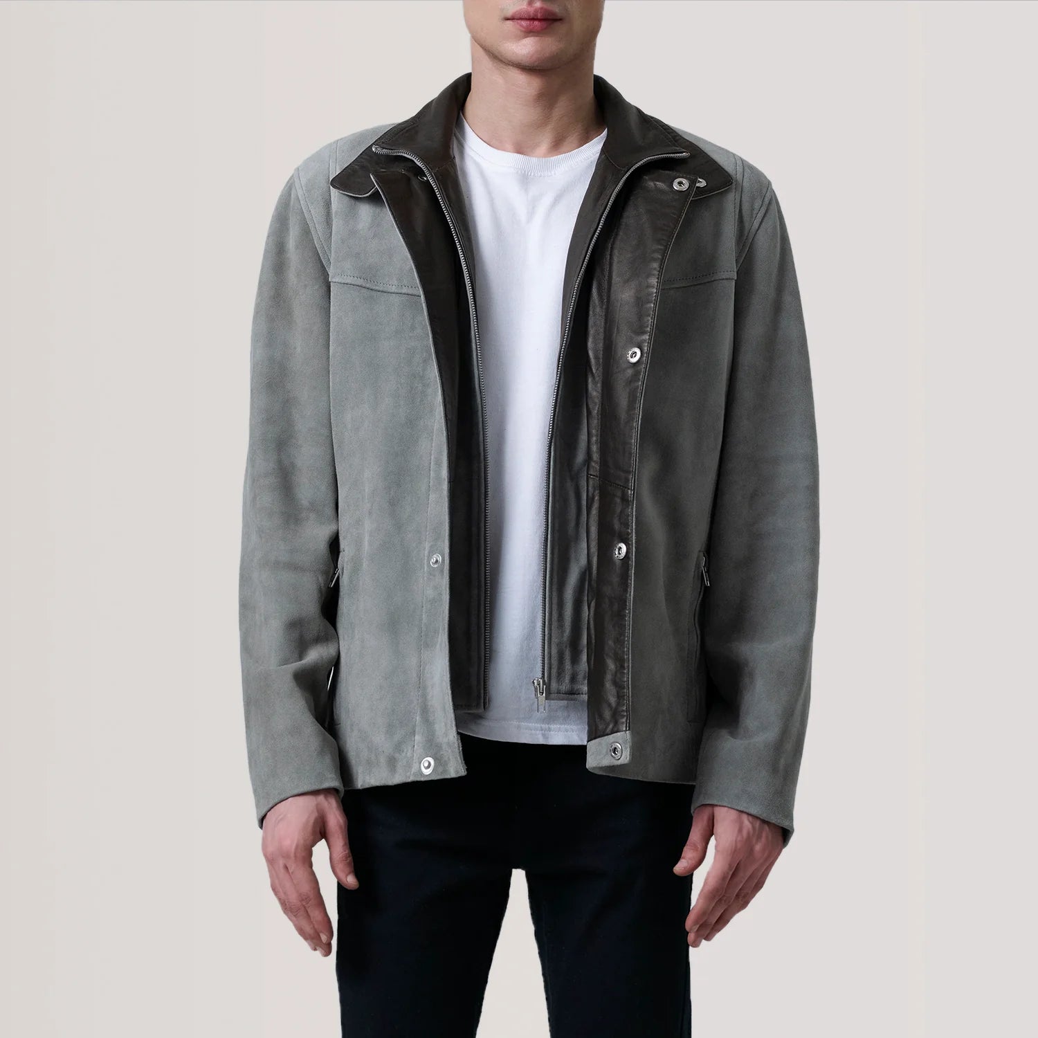 Darev Storm Suede Biker Jacket for sale