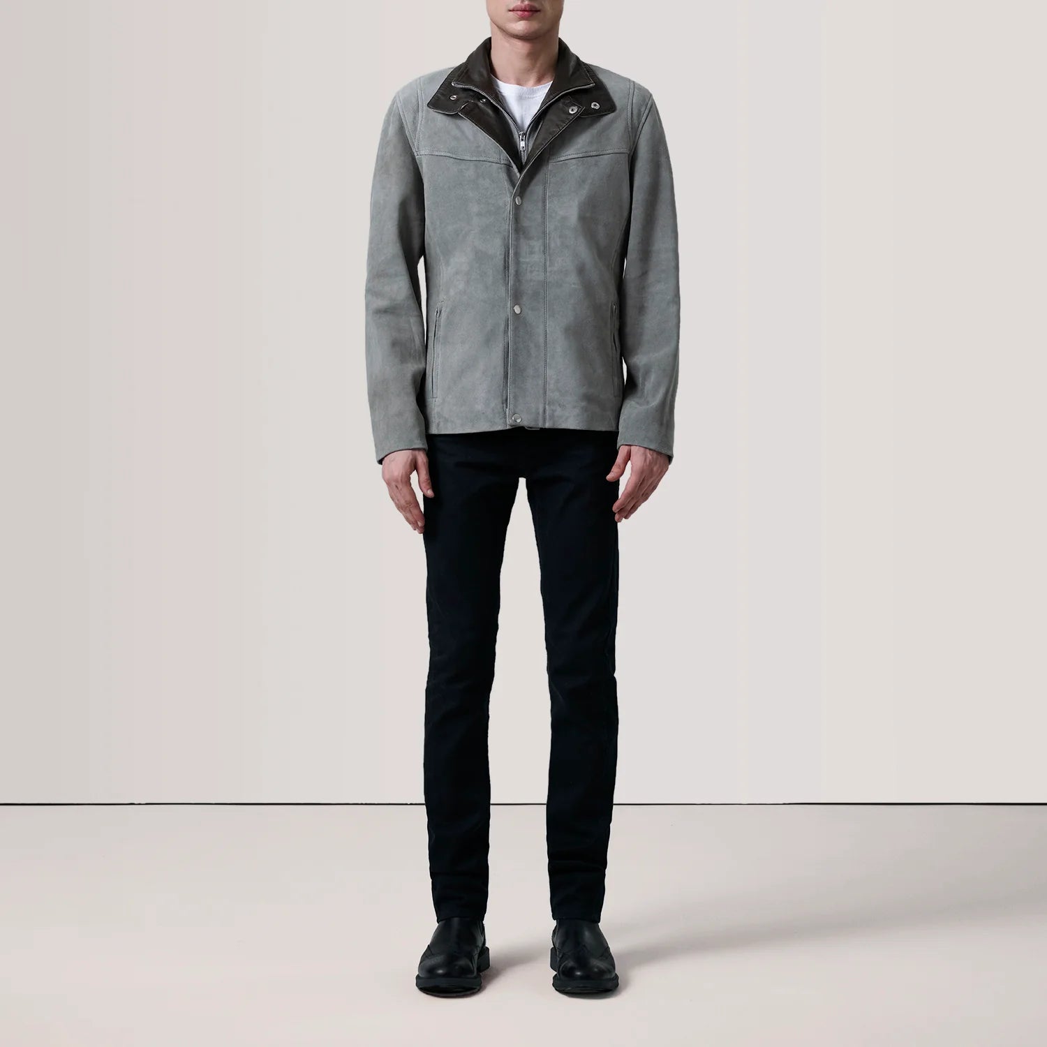 Darev Storm Suede Biker Jacket for sale