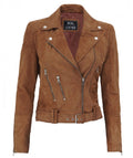 Duskara Storm Suede Leather Biker For Sale