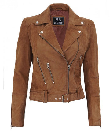 Duskara Storm Suede Leather Biker For Sale