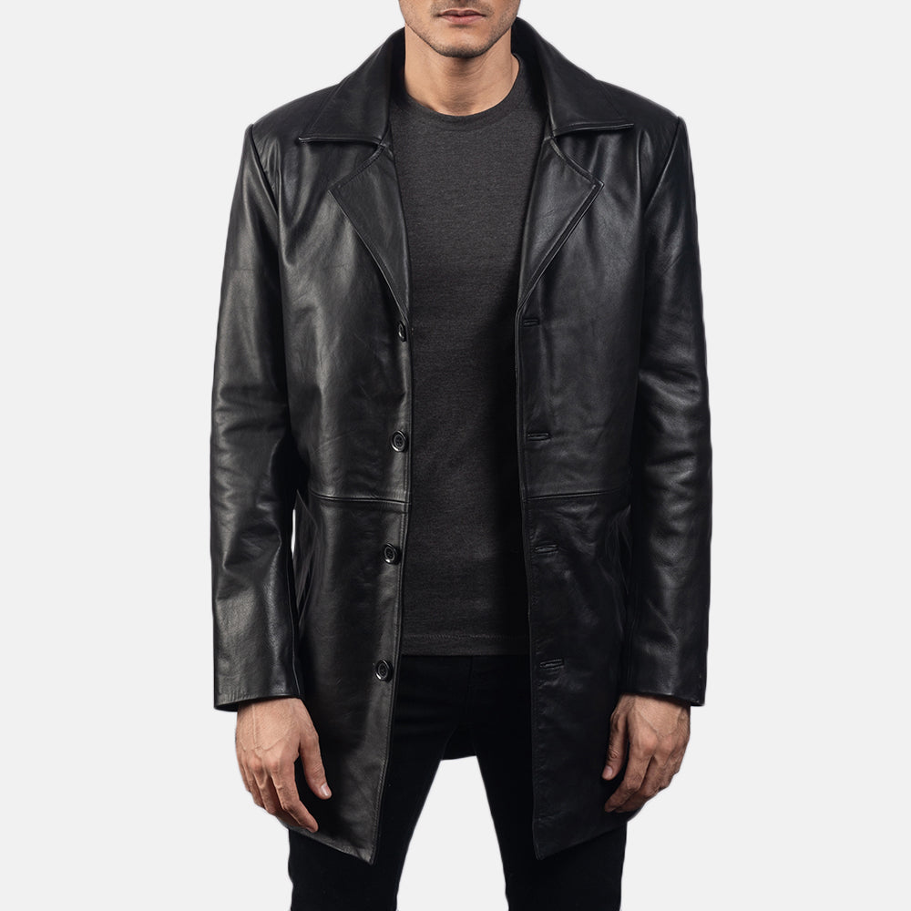 Duskward Trail Leather Coat for sale