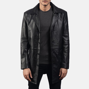 Duskward Trail Leather Coat for sale