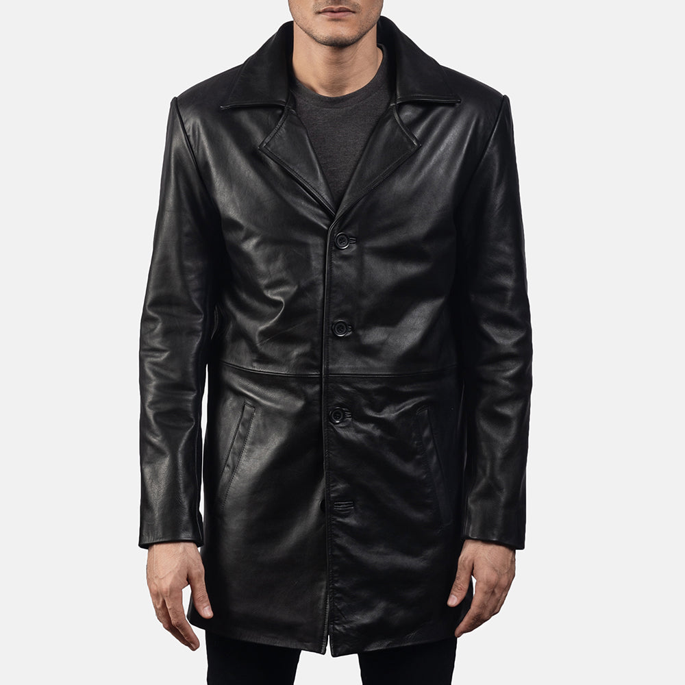 Duskward Trail Leather Coat for sale