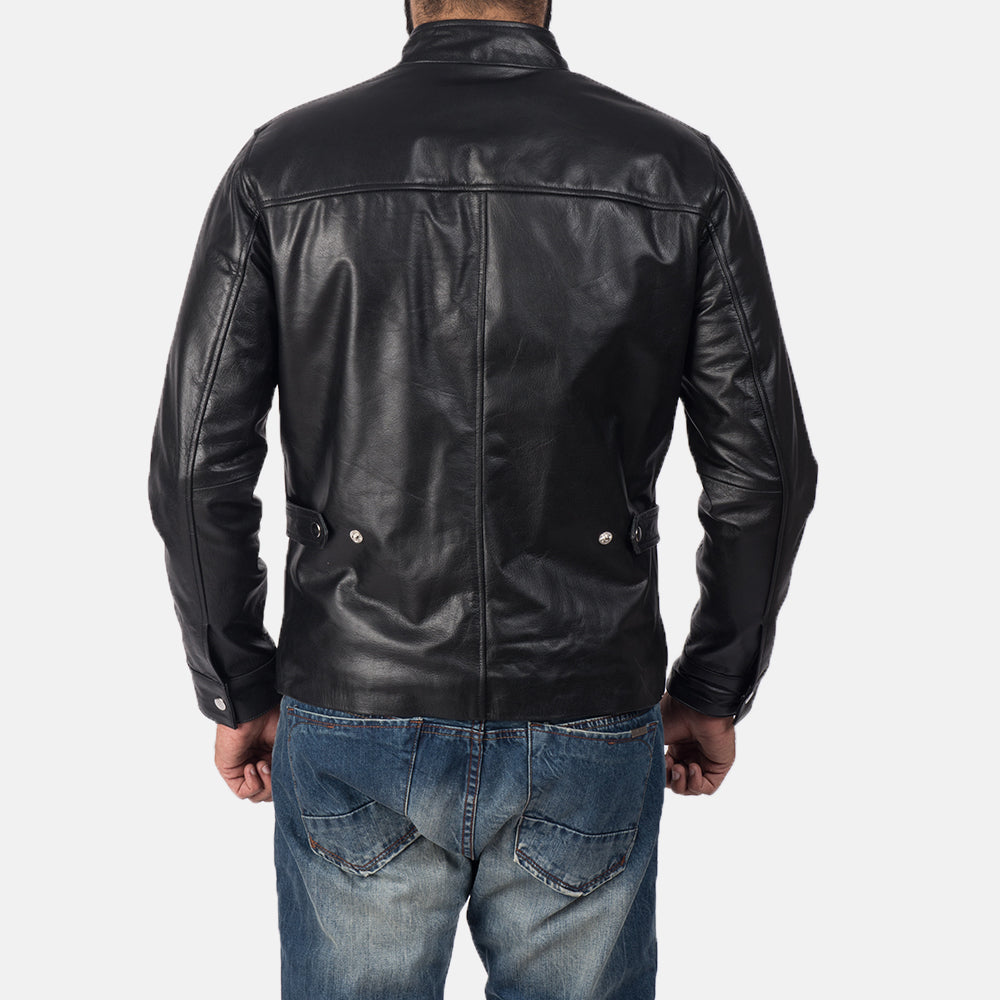 Fluxedge Minimal Leather Jacket for sale