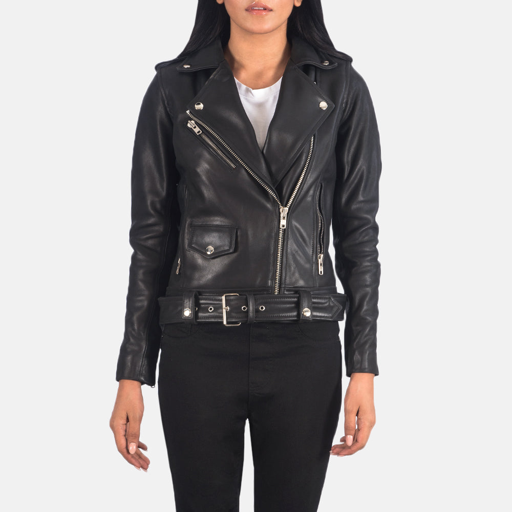 Fluxira Rogue Leather Biker Jacket for sale