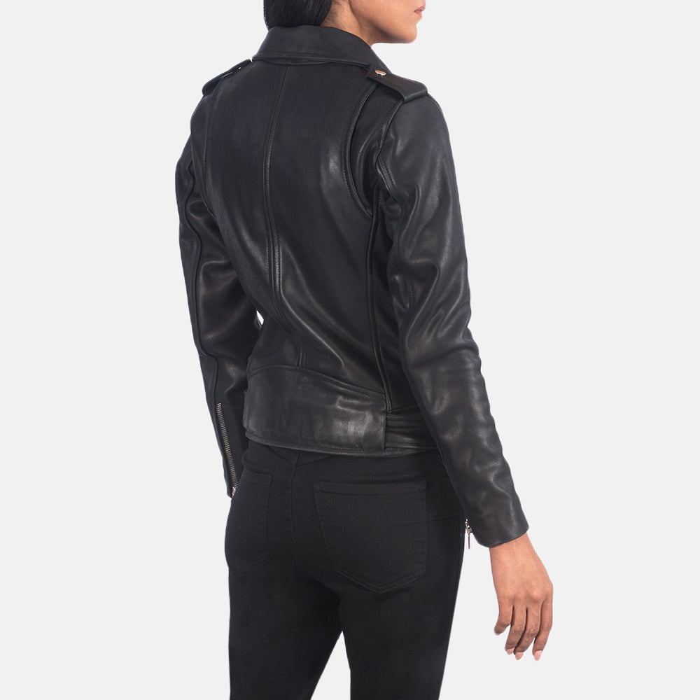 Fluxira Rogue Leather Biker Jacket for sale
