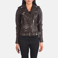 Fluxira Rogue Leather Biker Jacket for sale
