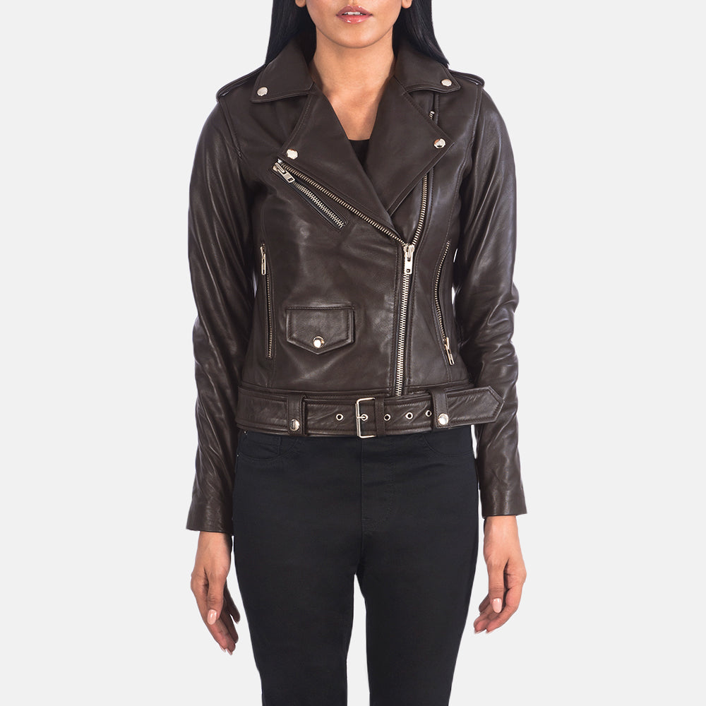 Fluxira Rogue Leather Biker Jacket for sale
