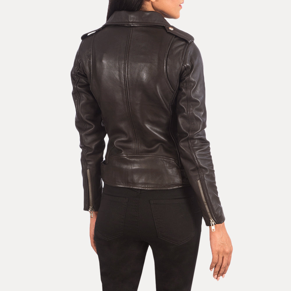 Fluxira Rogue Leather Biker Jacket for sale