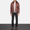 Frostveil Luxe Fur Leather Jacket for sale
