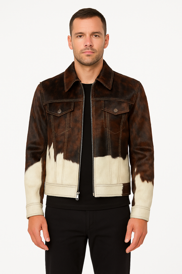 Furion Vintage Cowhide Leather Jacket for sale