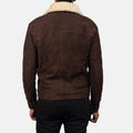 Harborline Suede Shearling Leather Jacket For Sale