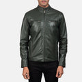 Ionic Vintage Leather Biker Jacket for sale