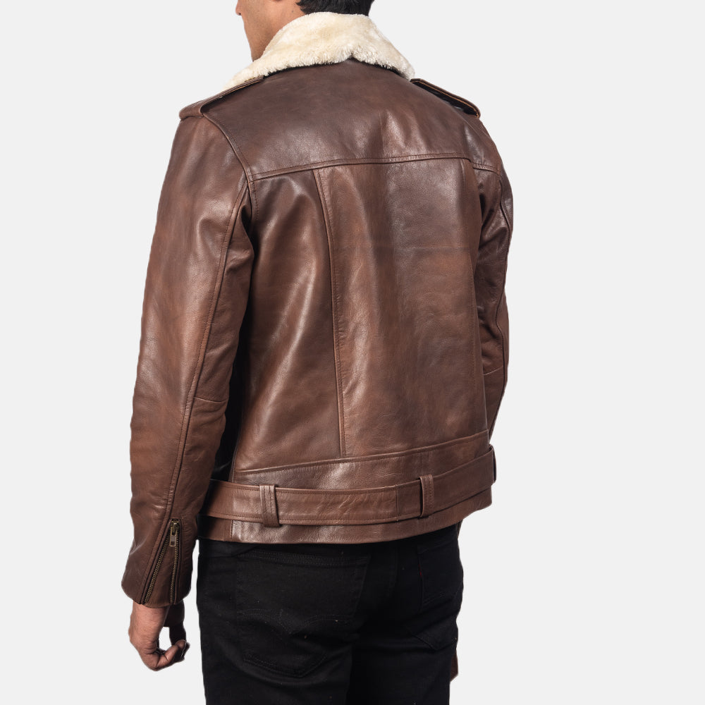 Ironfang Rebel Leather Biker Jacket for sale
