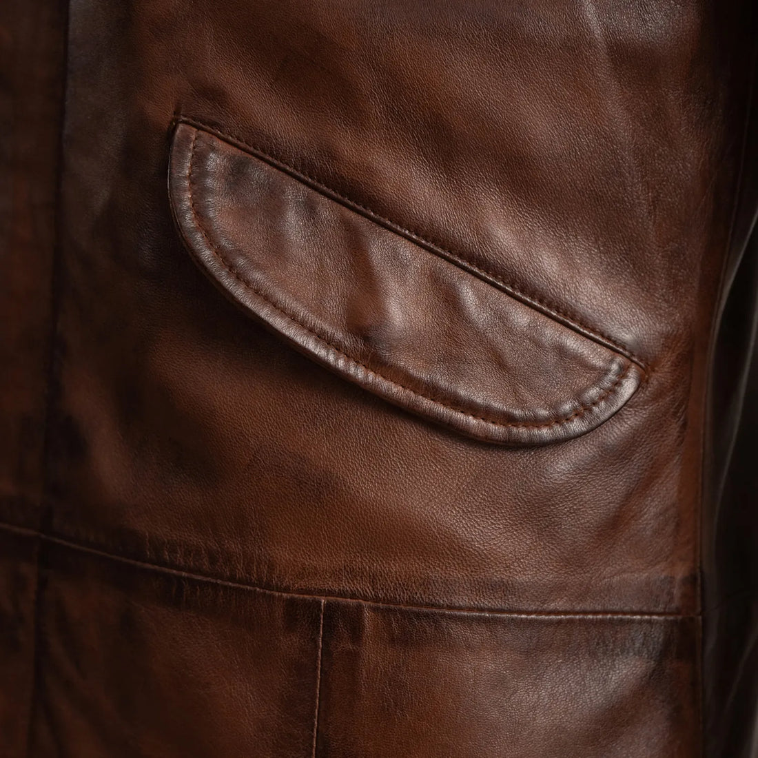 Kastrel Forge Leather Parka for sale