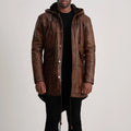 Kastrel Forge Leather Parka for sale