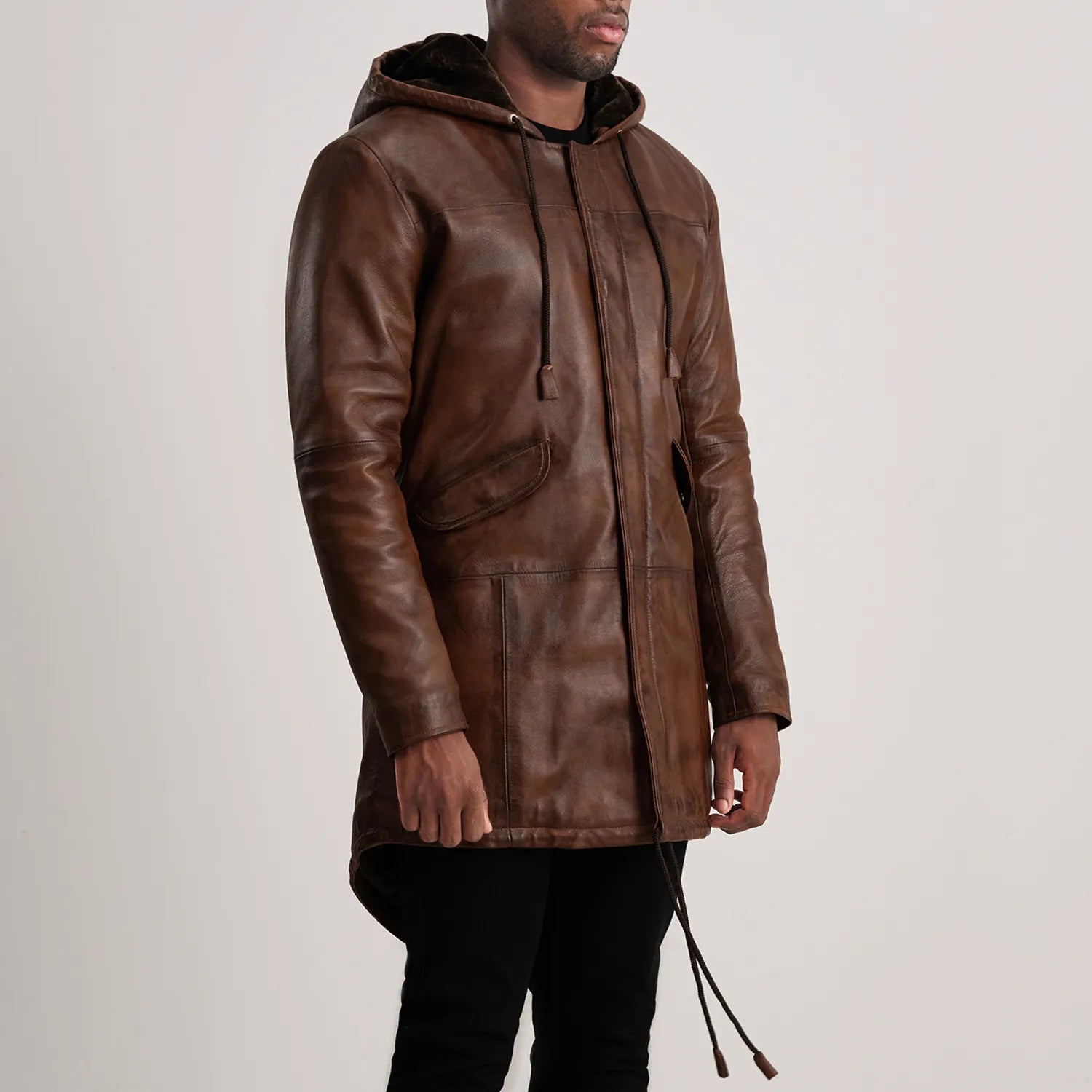 Kastrel Forge Leather Parka for sale