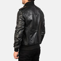 Bronco Leather Bomber Jacket for sale