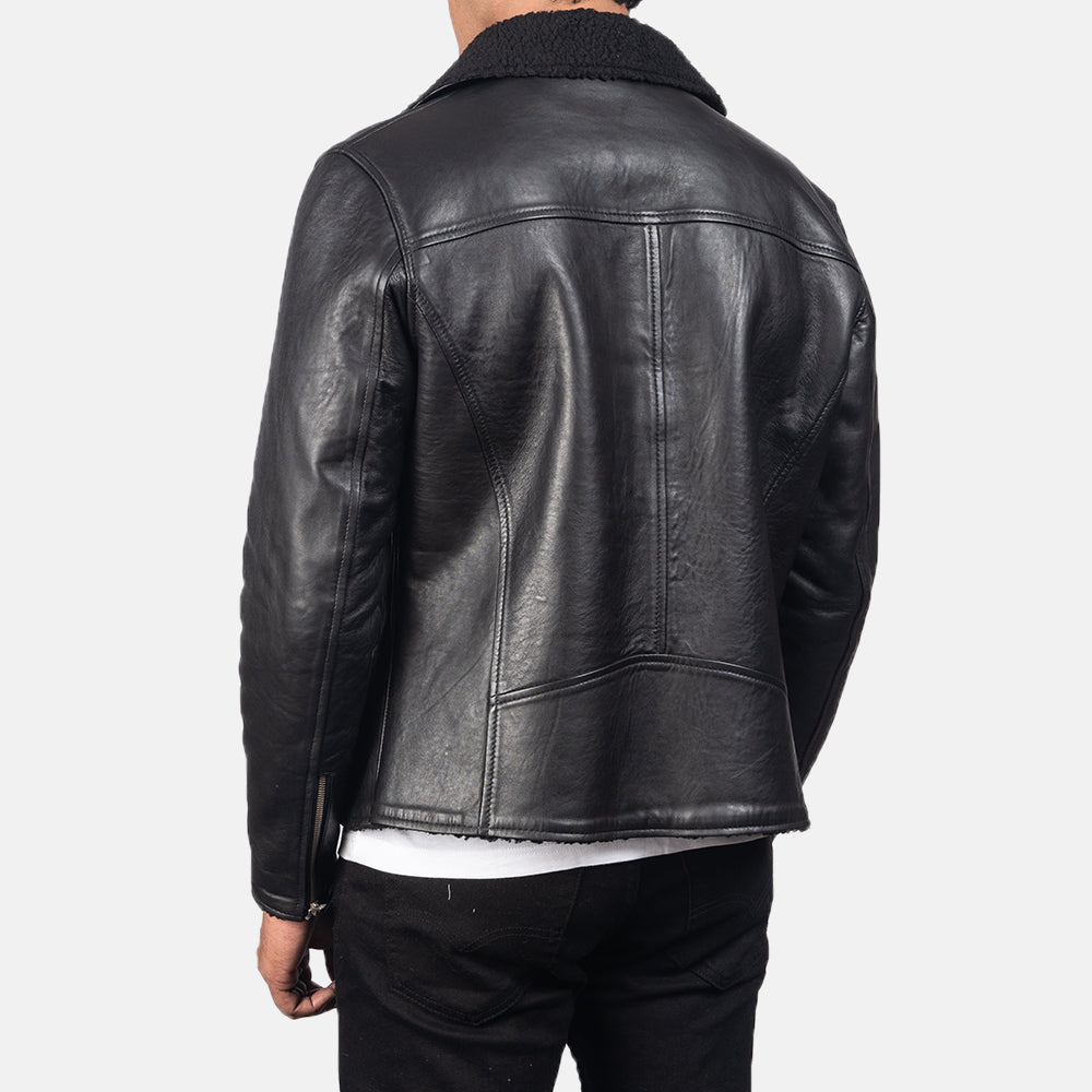 Night Fury Biker Jacket - Black for sale
