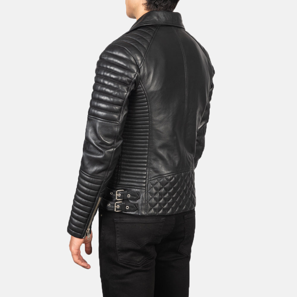 Valiant Biker Leather Jacket for sale