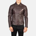 Valiant Biker Leather Jacket for sale