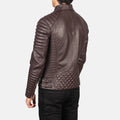 Valiant Biker Leather Jacket for sale
