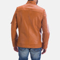 Hans Leather Jacket - Tan Brown for sale