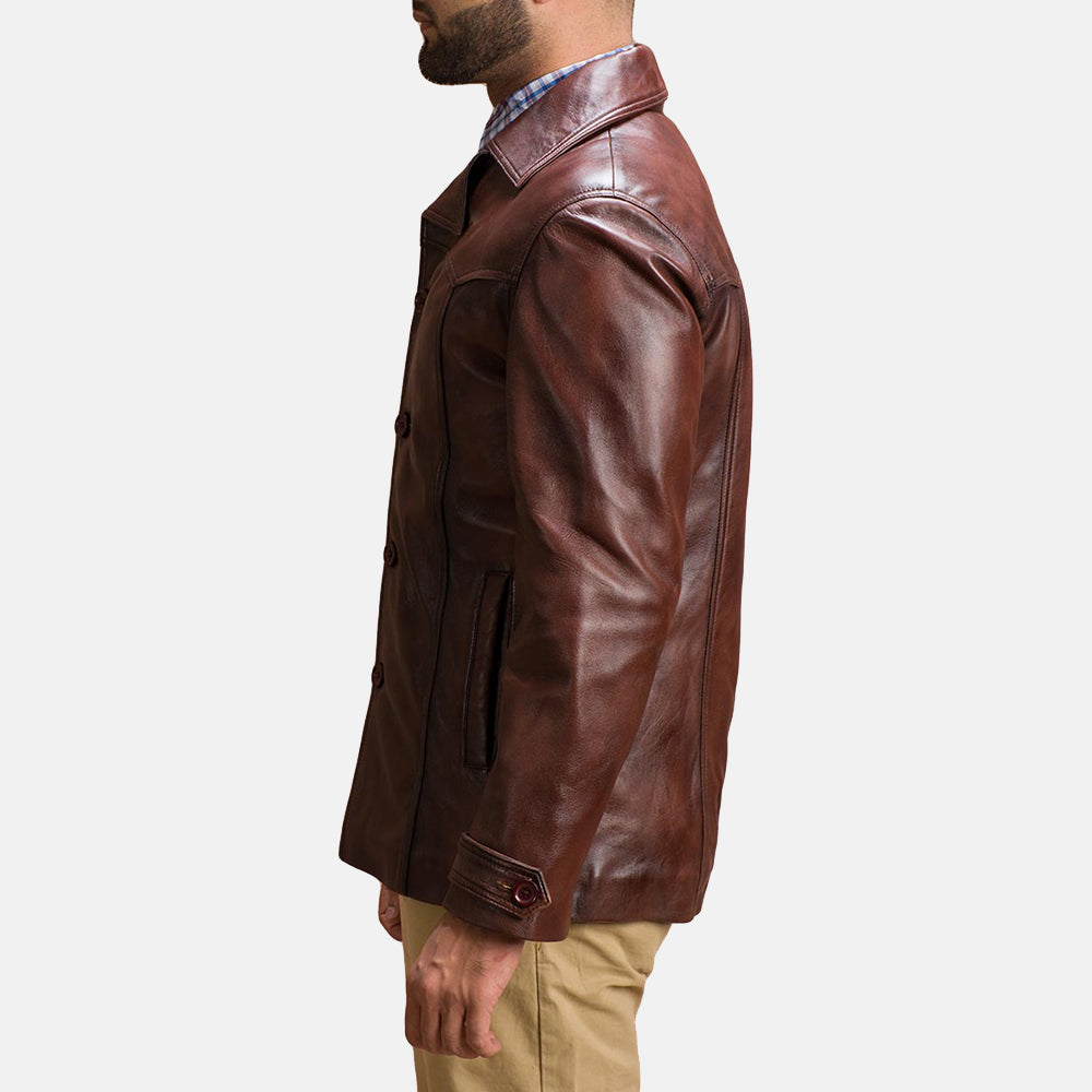 BOHO Vincent Leather Jacket - Brown for sale