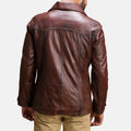 BOHO Vincent Leather Jacket - Brown for sale