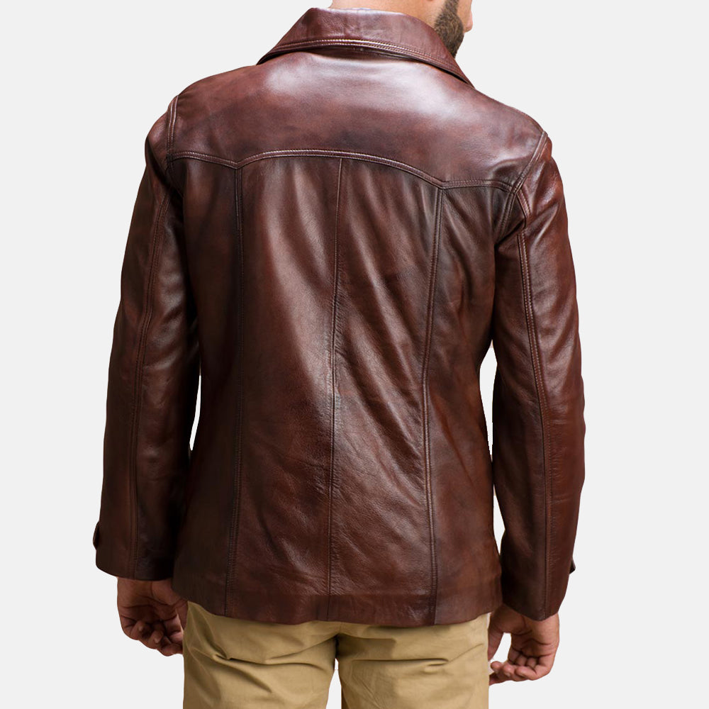 BOHO Vincent Leather Jacket - Brown for sale