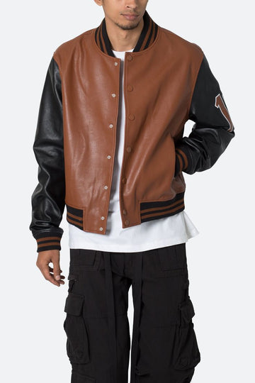 Playbook Black-Brown Leather Varsity for sale