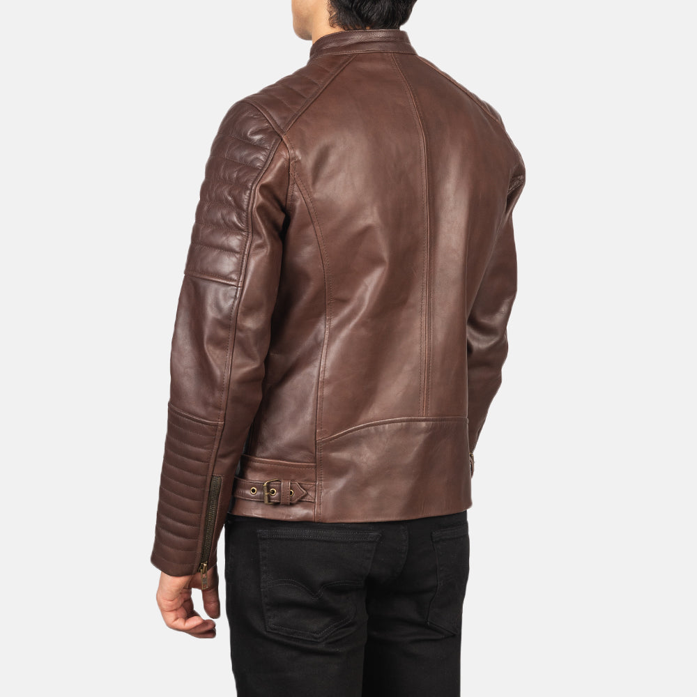 Ravenholt Edge Leather Biker Jacket for sale