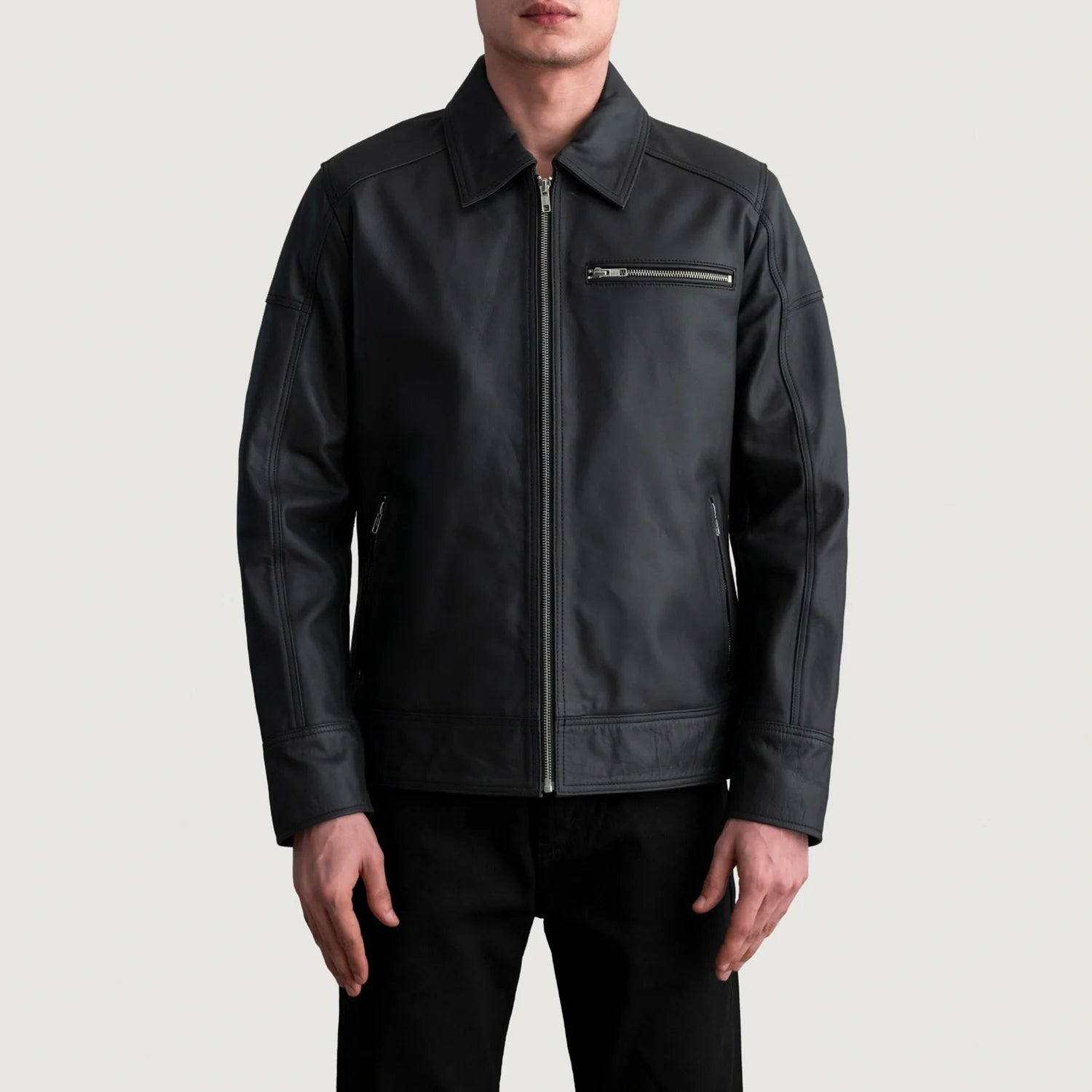Ravorn Edge Matte Biker Jacket for sale