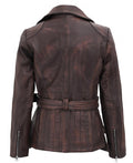 Rustmere Belted Leather Jacket For Sale