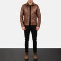 Steelvenom Noir Leather Biker Jacket for sale