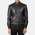 Steelwind Edge Leather Bomber Jacket for sale