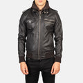 Stormborne Hooded Leather Jacket for sale