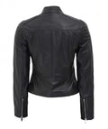 Velisse Crest Quilted Leather Jacket For Sale