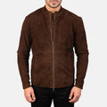 Velocity Suede Biker Jacket for sale